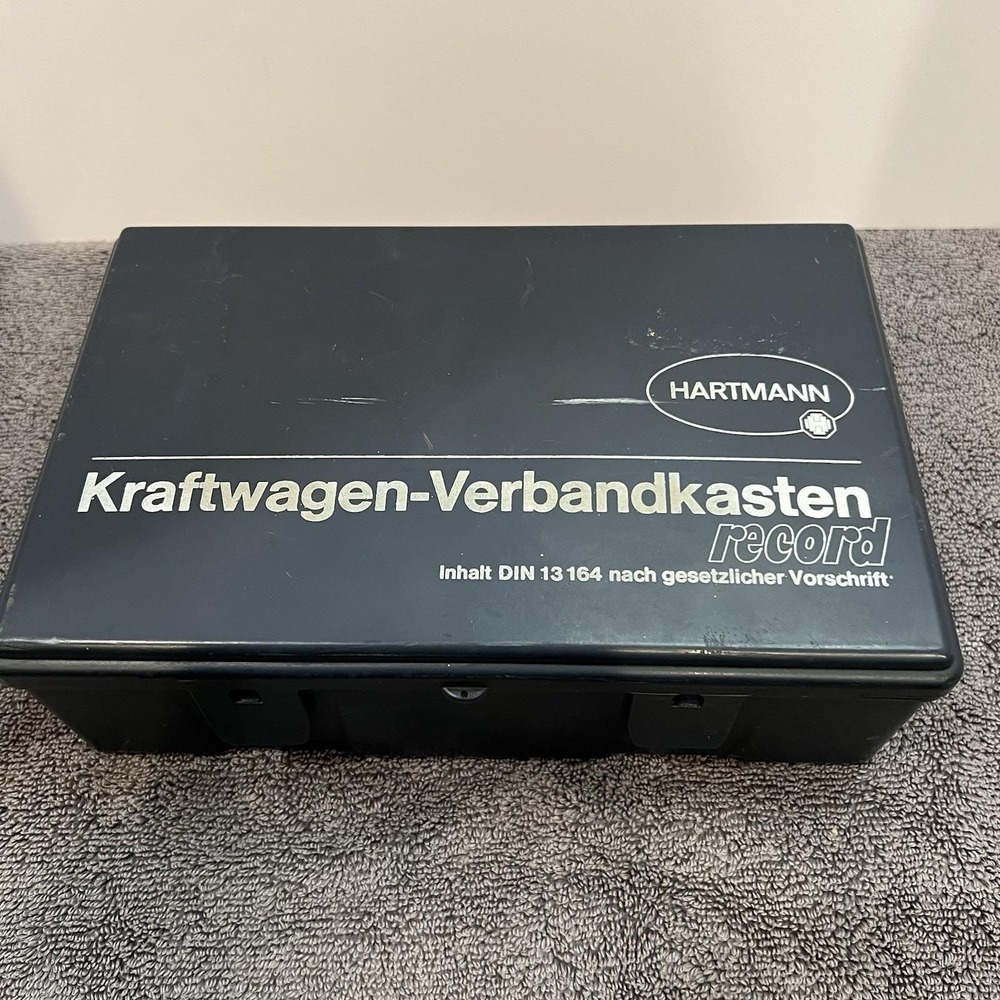 Kraftwagen-Verbandkasten HARTMANN First Aid Travel Kit-original But Incomplete